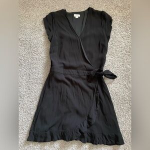 LOFT Wrap-Style Short Sleeve Dress